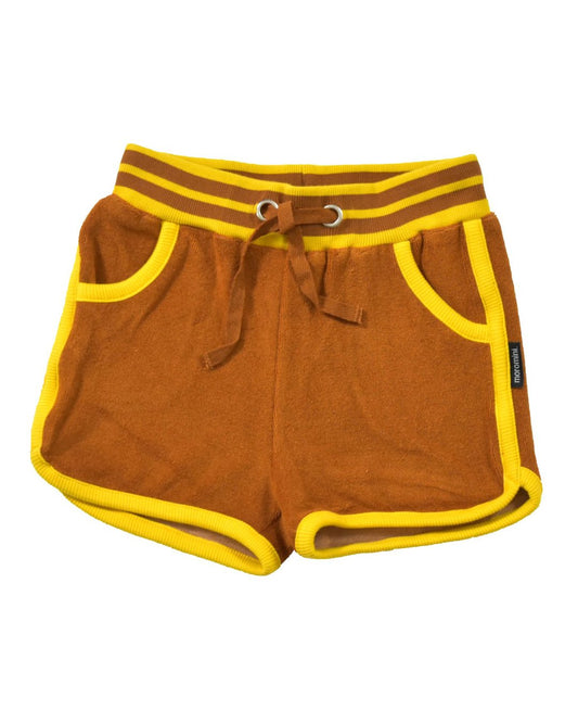 Shorts BROWN aus Frottee Biobaumwolle von moromini