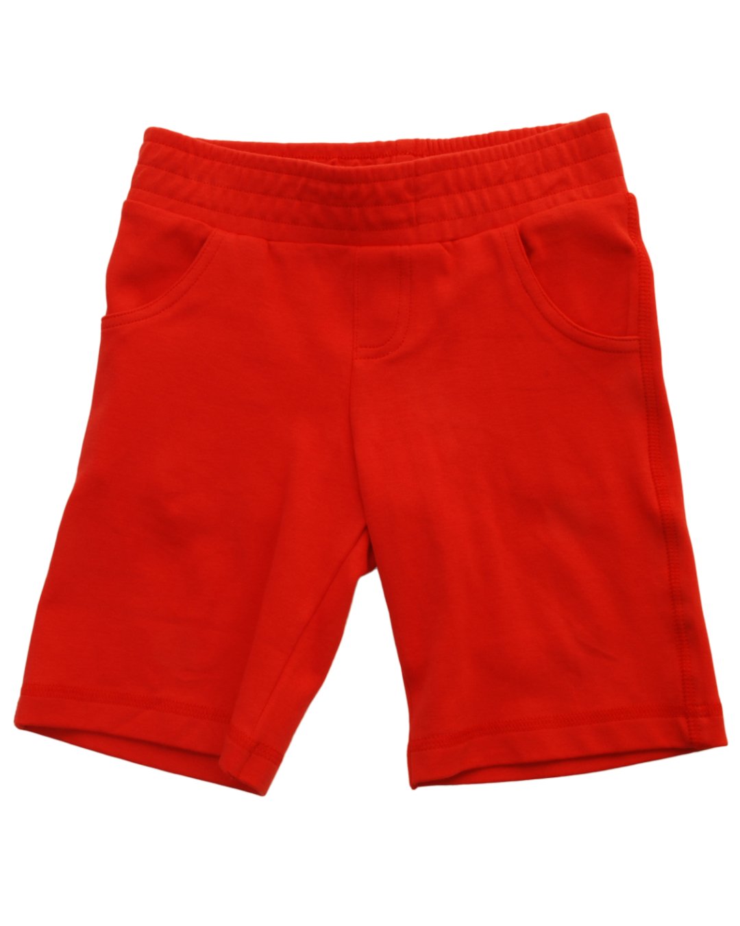 Rote Shorts für Kinder aus Biobaumwolle von DUNS Sweden