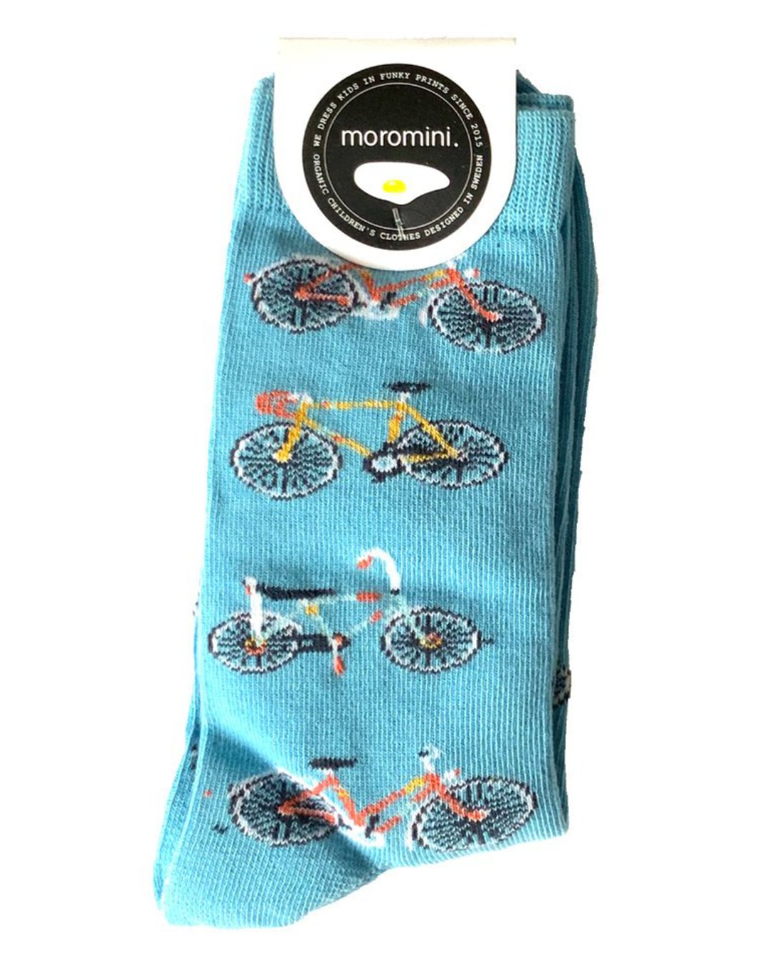hellblaue Socken aus BioBaumwolle von moromini