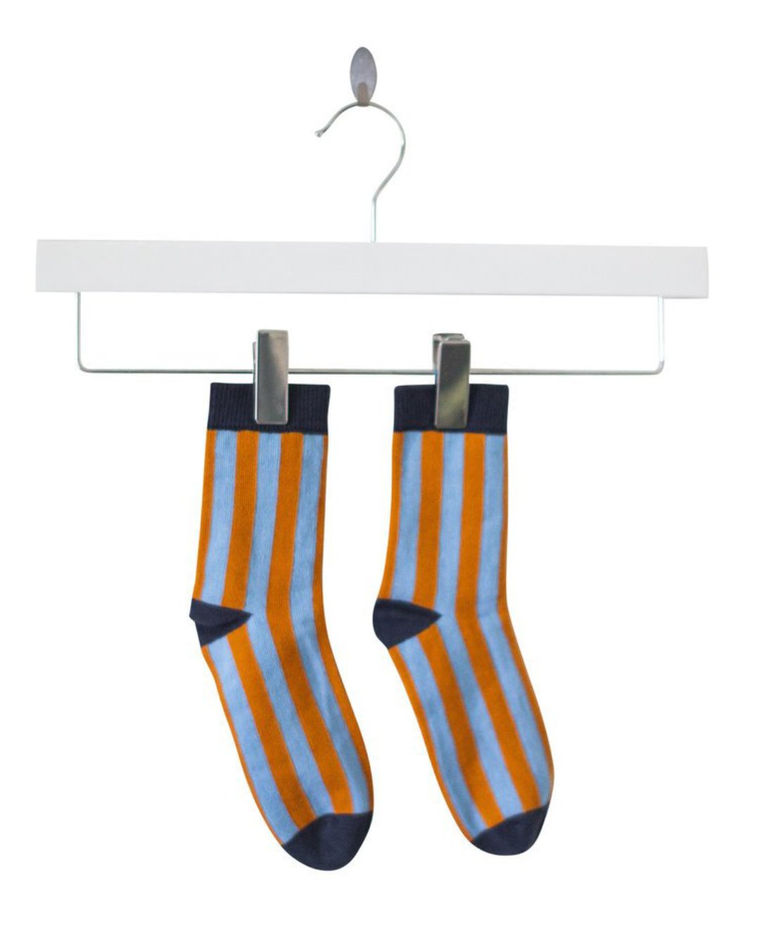orange blau gestreifte Bio Socken von moromini