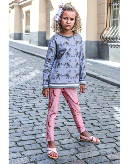 Sweatshirt MELON FROG aus Biobaumwolle für Kinder