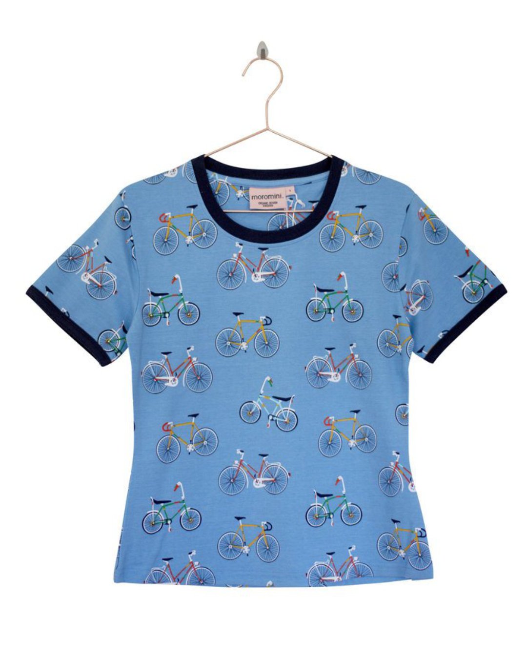 T-Shirt aus Biobaumwolle und Fahrrädern von moromini 