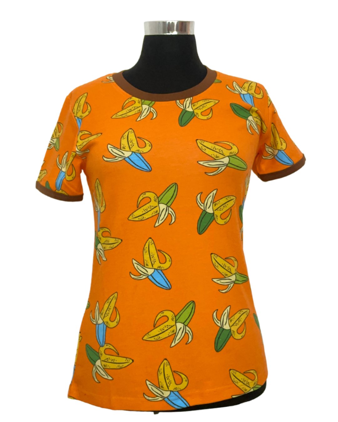 T-Shirt CRAZY BANANA - Damen - moromini aus Biobaumwolle  bei Juicy Fashion