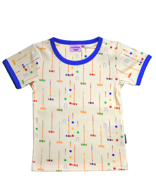 T- Shirt CROQUET 4-EVER für Kinder aus Biobaumwolle von moromini