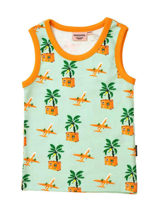 Tank Top mit Reise-Motiven von moromini aus Biobaumwolle