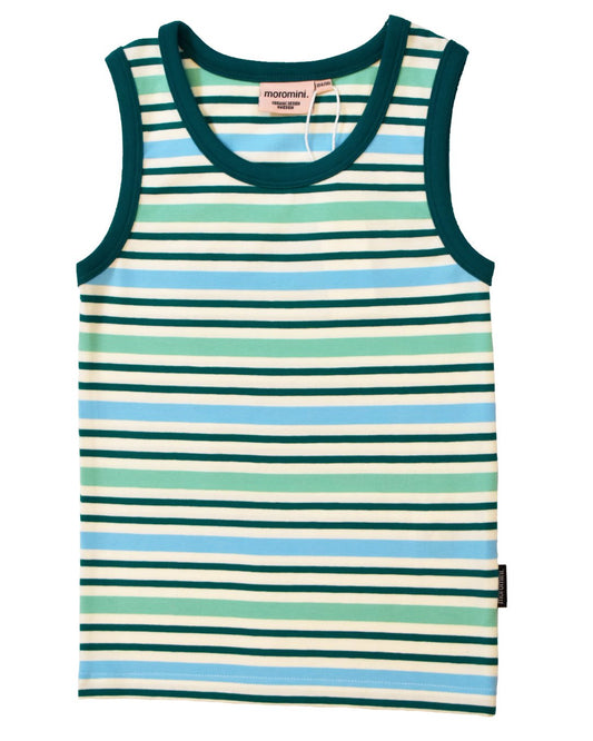 Tank Top mit grünen Streifen von moromini