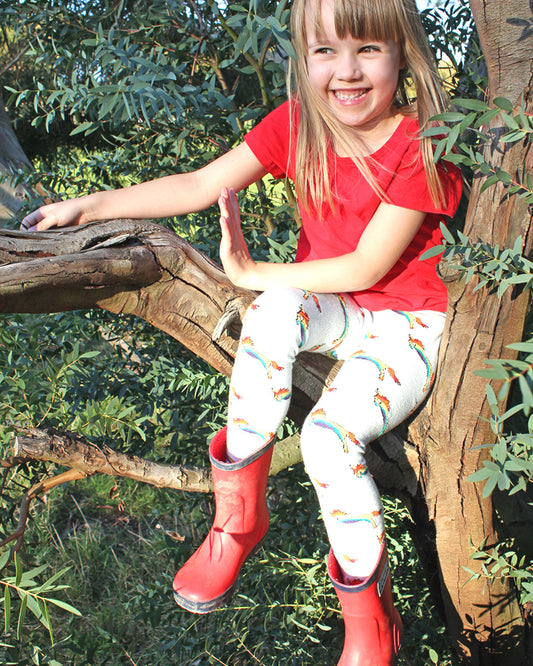 Strumpfhose mit Einhorn für Kinder von Slugs&Snails 