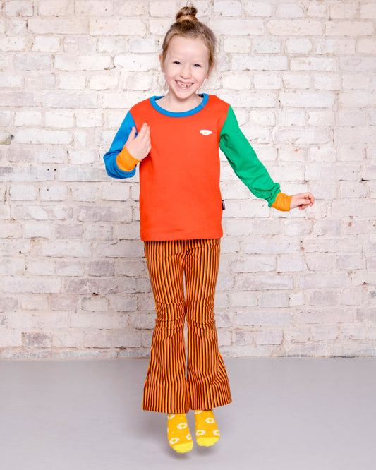 Waste Shirt ROT/GRÜN/BLAU aus Biobaumwolle von moromini 